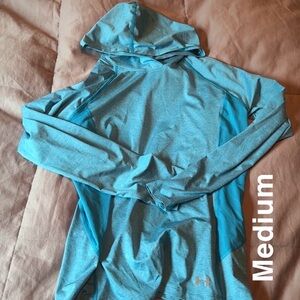 Under Armour Light Blue Performance Hoodie
